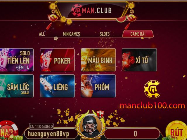 Hướng dẫn chơi Poker Manclub