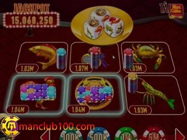 Hướng dẫn chơi bầu cua Manclub