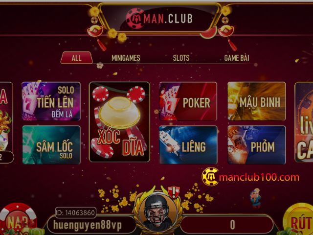 Hướng dẫn chơi Poker Manclub