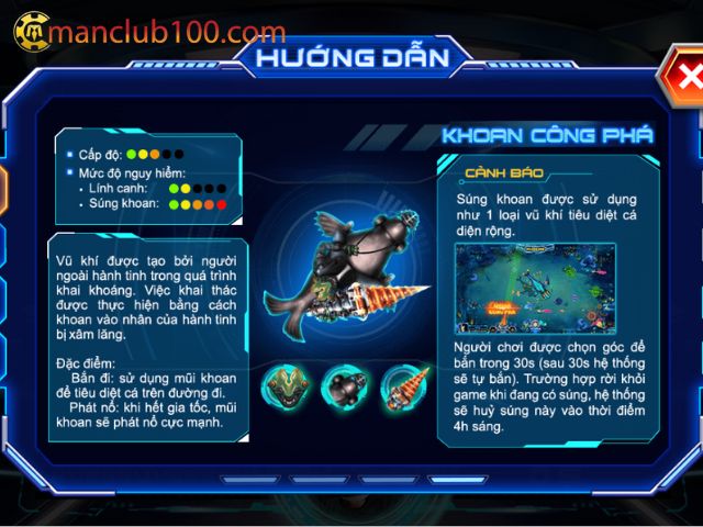 Chọn súng và lưu ý thật kỹ trước khi chơi bắn cá