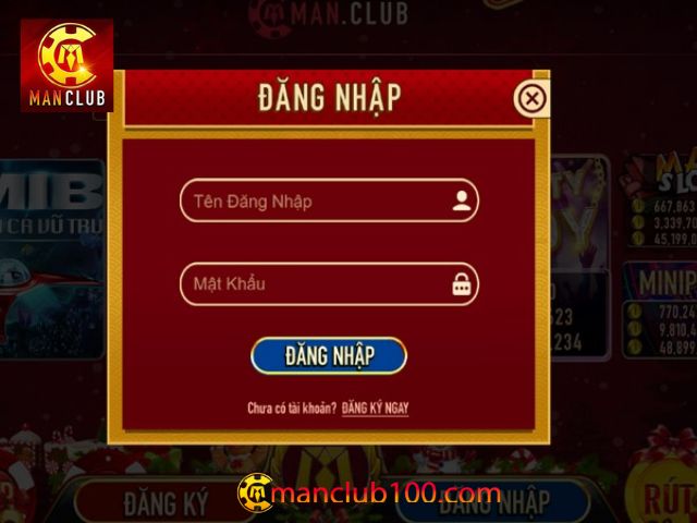 Đăng nhập tại nhà cái Manclub