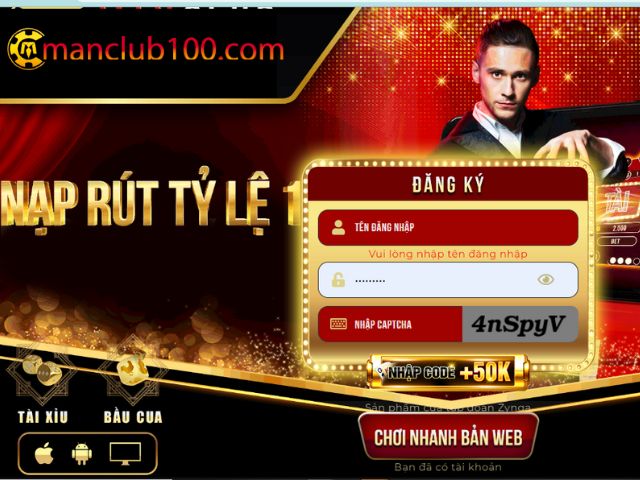 Truy cập ngay tài khoản Manclub để chơi Phỏm