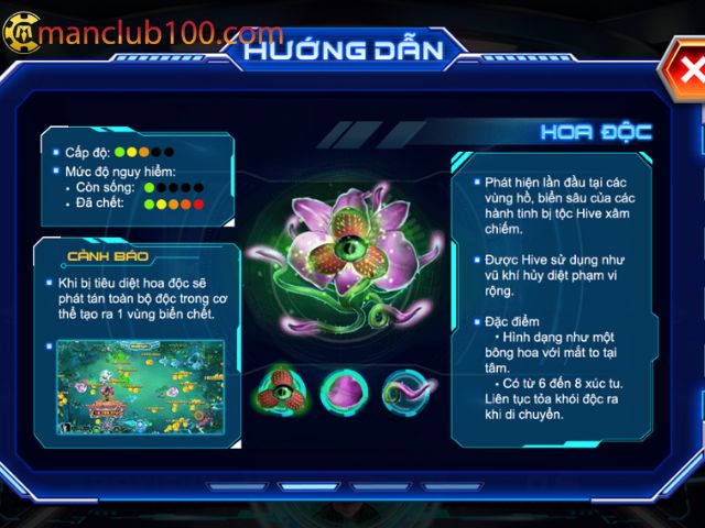 Vũ khí bổ trợ - Hoa Độc